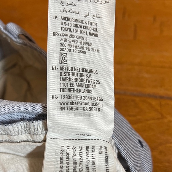 Abercrombie & Fitch Light Blue Shorts - Picture 4 of 5